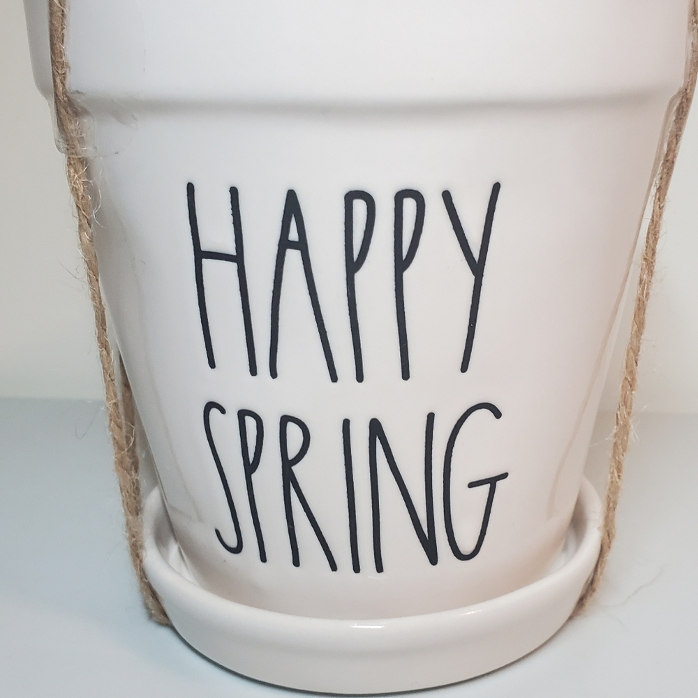 New Rae Dunn Happy Spring Planter - Picture 5 of 9